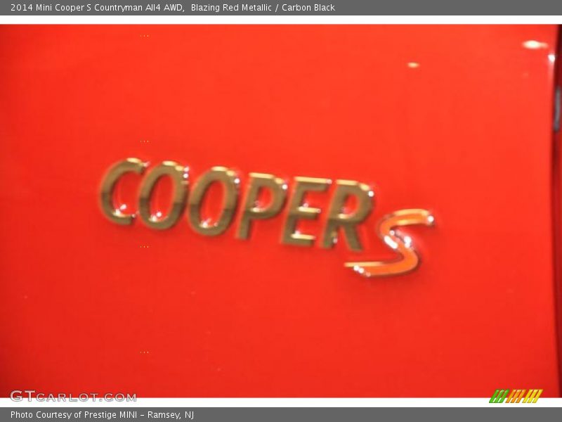 Blazing Red Metallic / Carbon Black 2014 Mini Cooper S Countryman All4 AWD