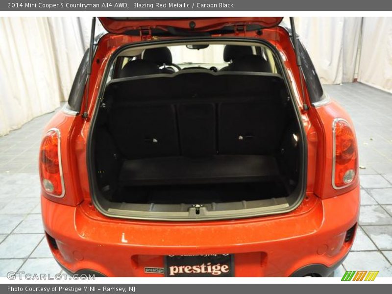 Blazing Red Metallic / Carbon Black 2014 Mini Cooper S Countryman All4 AWD