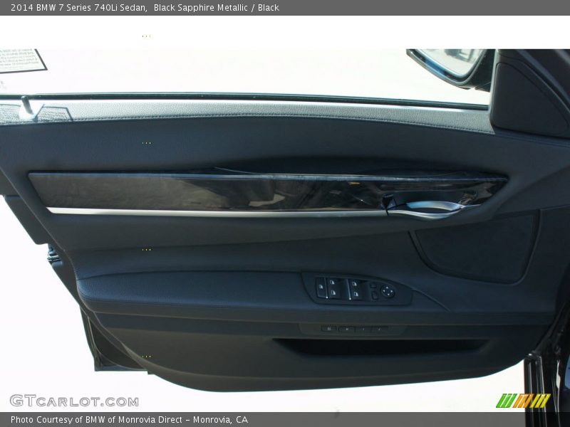 Black Sapphire Metallic / Black 2014 BMW 7 Series 740Li Sedan