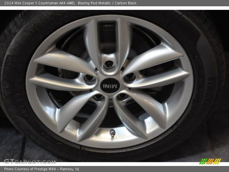 Blazing Red Metallic / Carbon Black 2014 Mini Cooper S Countryman All4 AWD