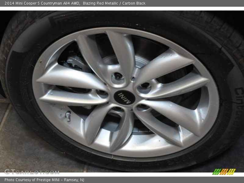 Blazing Red Metallic / Carbon Black 2014 Mini Cooper S Countryman All4 AWD