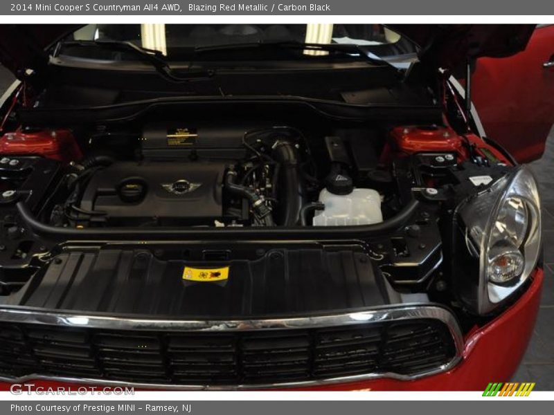 Blazing Red Metallic / Carbon Black 2014 Mini Cooper S Countryman All4 AWD