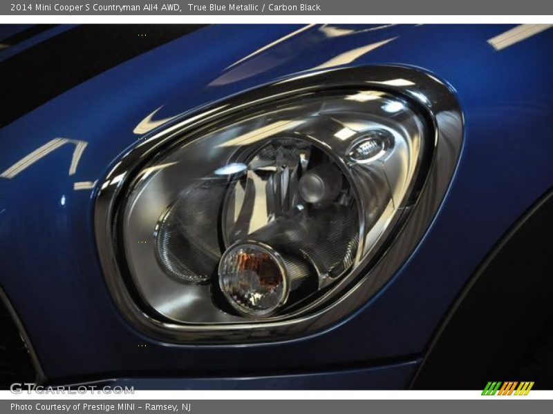 True Blue Metallic / Carbon Black 2014 Mini Cooper S Countryman All4 AWD