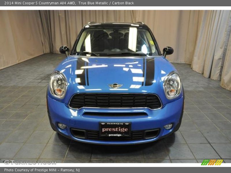 True Blue Metallic / Carbon Black 2014 Mini Cooper S Countryman All4 AWD