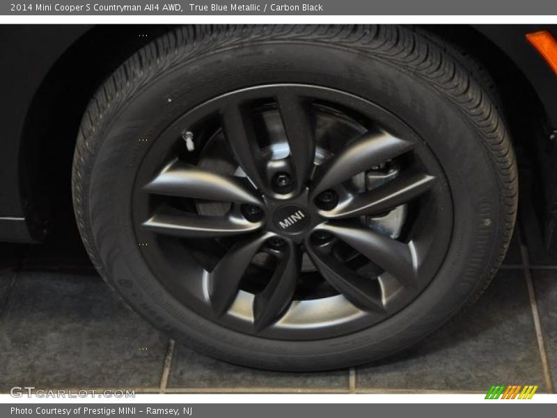 True Blue Metallic / Carbon Black 2014 Mini Cooper S Countryman All4 AWD