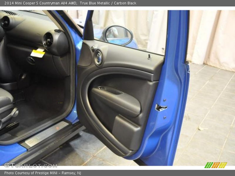 True Blue Metallic / Carbon Black 2014 Mini Cooper S Countryman All4 AWD