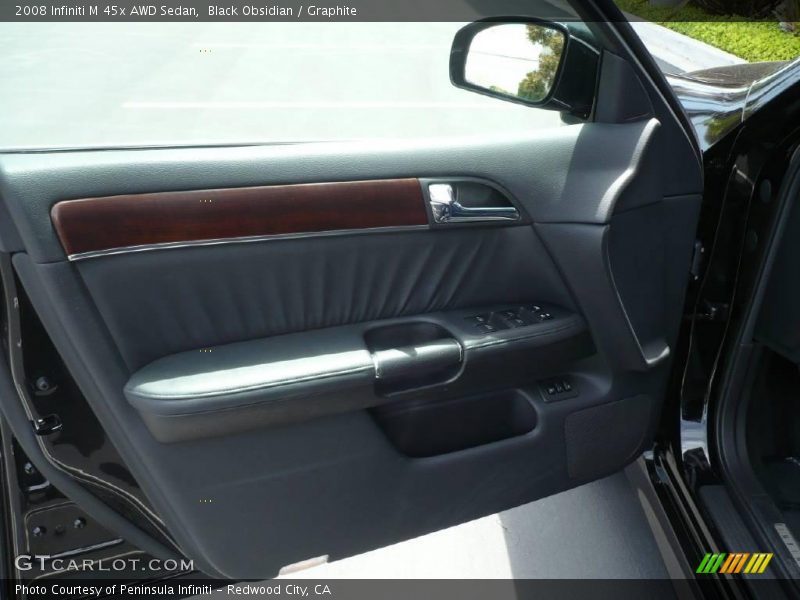 Black Obsidian / Graphite 2008 Infiniti M 45x AWD Sedan