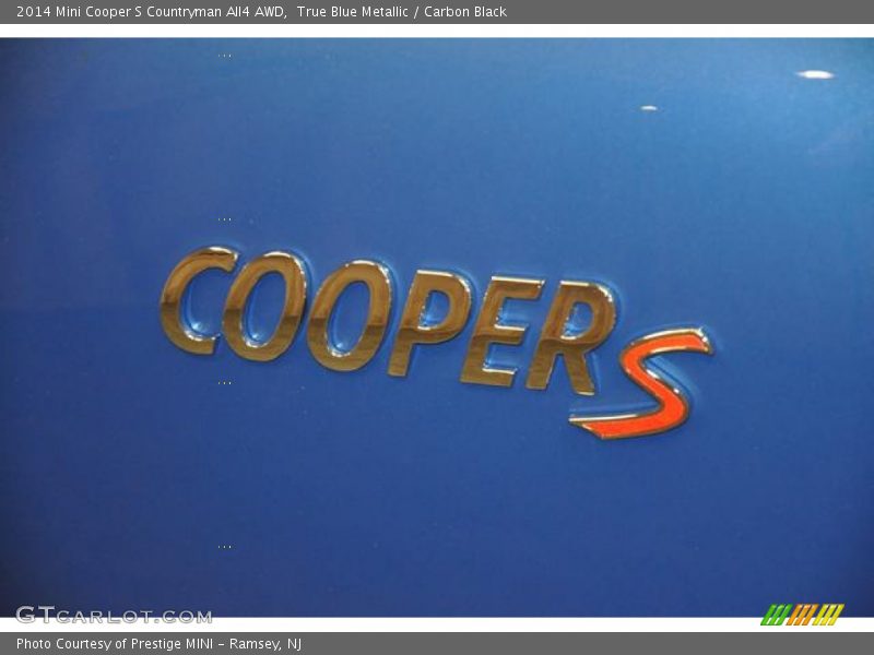 True Blue Metallic / Carbon Black 2014 Mini Cooper S Countryman All4 AWD