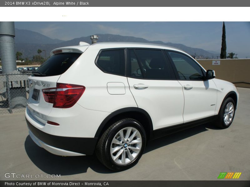 Alpine White / Black 2014 BMW X3 xDrive28i