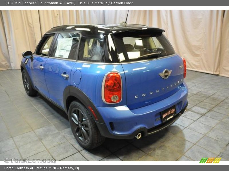 True Blue Metallic / Carbon Black 2014 Mini Cooper S Countryman All4 AWD