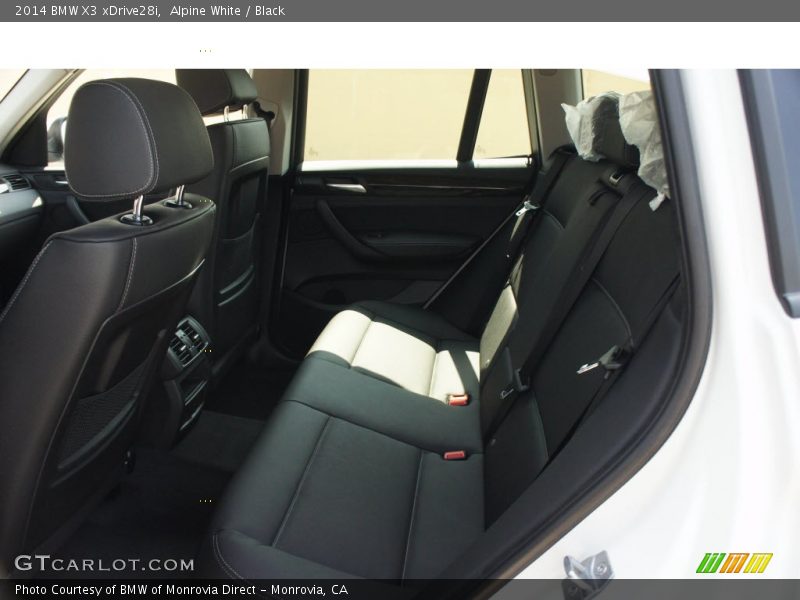 Alpine White / Black 2014 BMW X3 xDrive28i