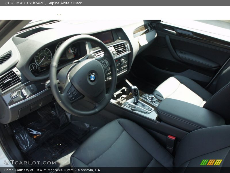 Alpine White / Black 2014 BMW X3 xDrive28i
