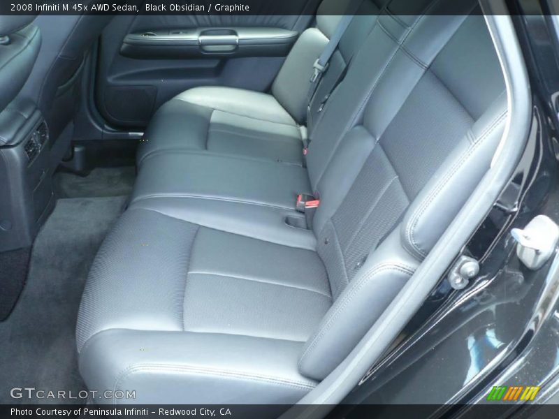 Black Obsidian / Graphite 2008 Infiniti M 45x AWD Sedan
