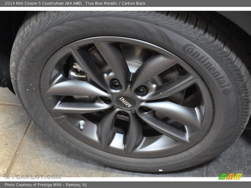True Blue Metallic / Carbon Black 2014 Mini Cooper S Countryman All4 AWD