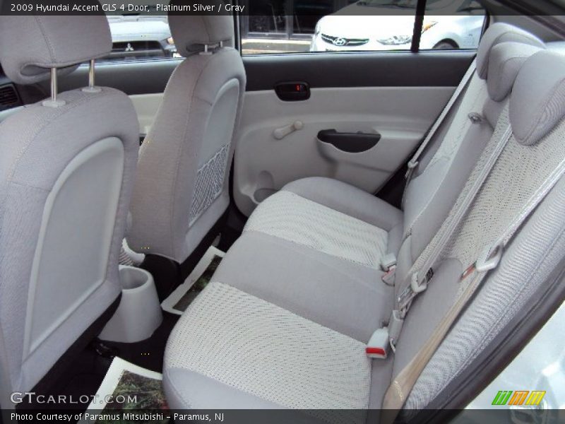 Rear Seat of 2009 Accent GLS 4 Door