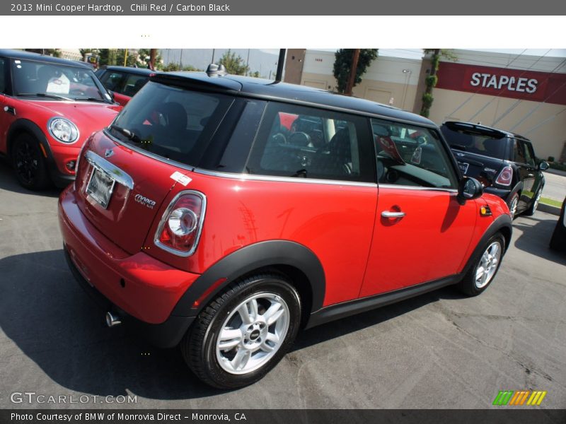 Chili Red / Carbon Black 2013 Mini Cooper Hardtop