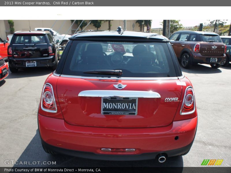 Chili Red / Carbon Black 2013 Mini Cooper Hardtop