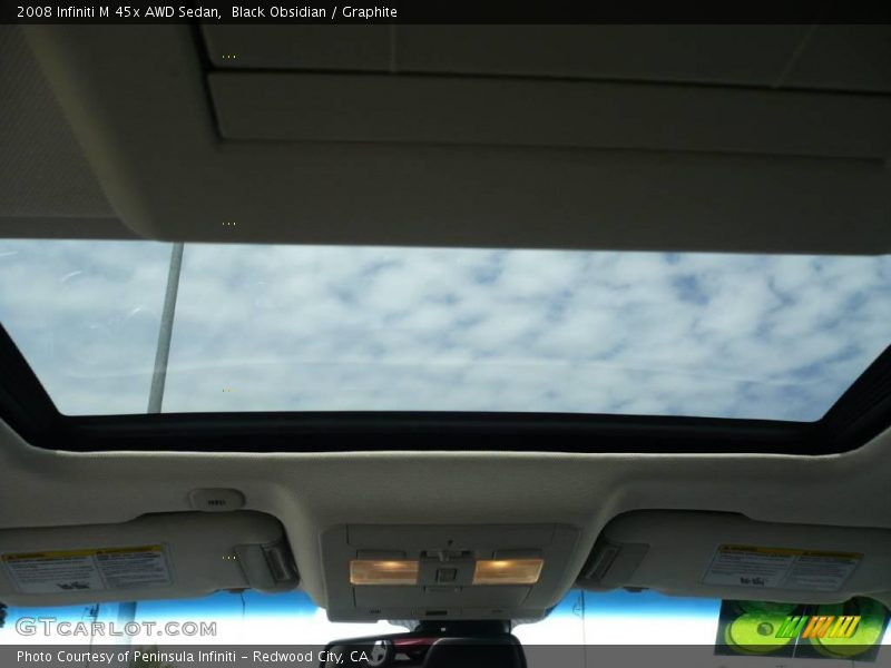 Black Obsidian / Graphite 2008 Infiniti M 45x AWD Sedan