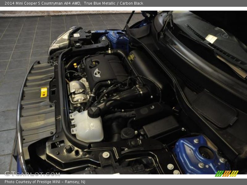 True Blue Metallic / Carbon Black 2014 Mini Cooper S Countryman All4 AWD