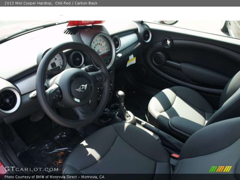 Chili Red / Carbon Black 2013 Mini Cooper Hardtop