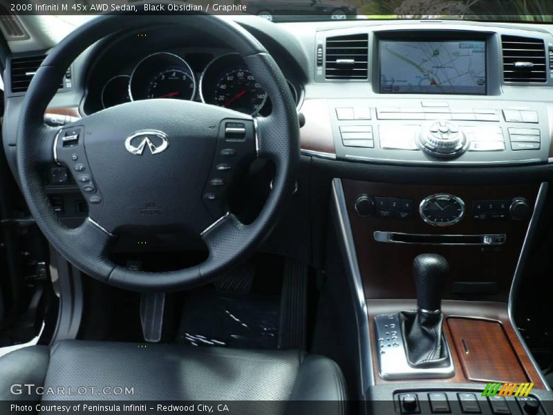 Black Obsidian / Graphite 2008 Infiniti M 45x AWD Sedan