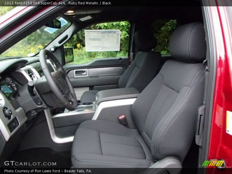 Ruby Red Metallic / Black 2013 Ford F150 FX4 SuperCab 4x4