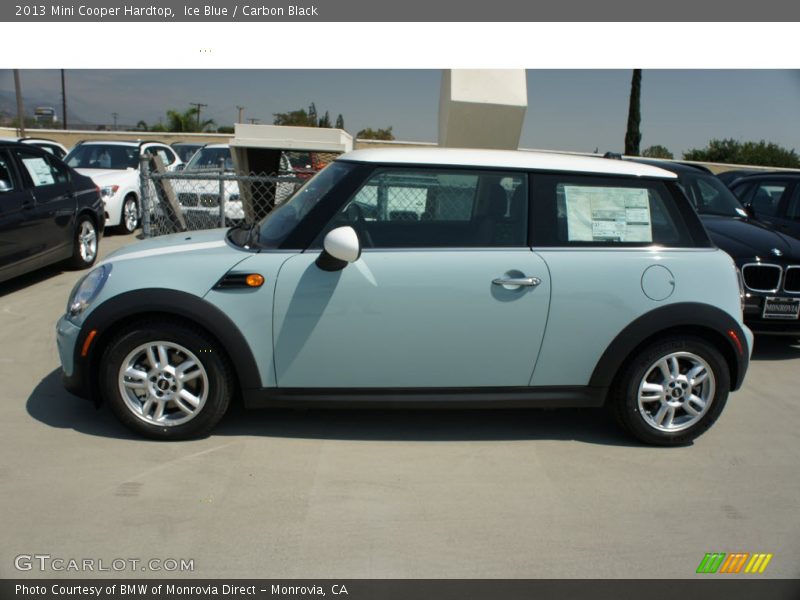 Ice Blue / Carbon Black 2013 Mini Cooper Hardtop
