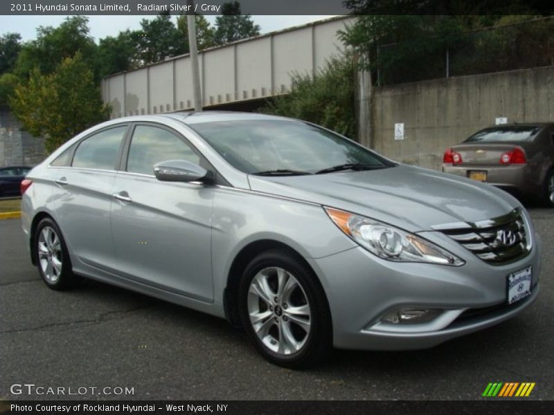 Radiant Silver / Gray 2011 Hyundai Sonata Limited