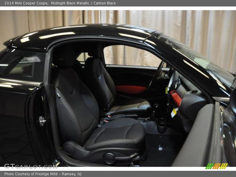 Midnight Black Metallic / Carbon Black 2014 Mini Cooper Coupe
