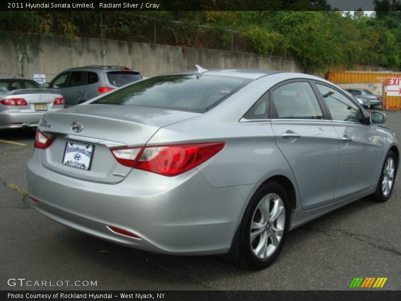 Radiant Silver / Gray 2011 Hyundai Sonata Limited