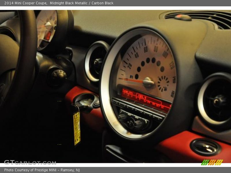 Midnight Black Metallic / Carbon Black 2014 Mini Cooper Coupe