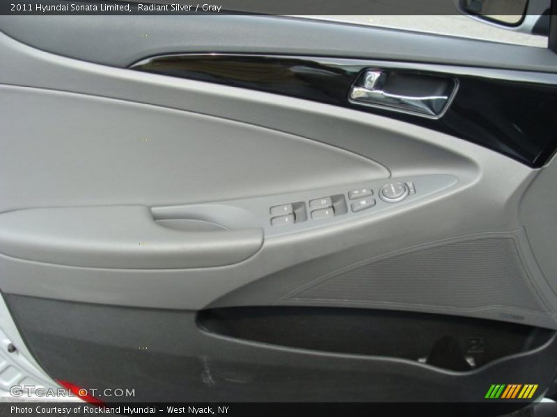 Radiant Silver / Gray 2011 Hyundai Sonata Limited