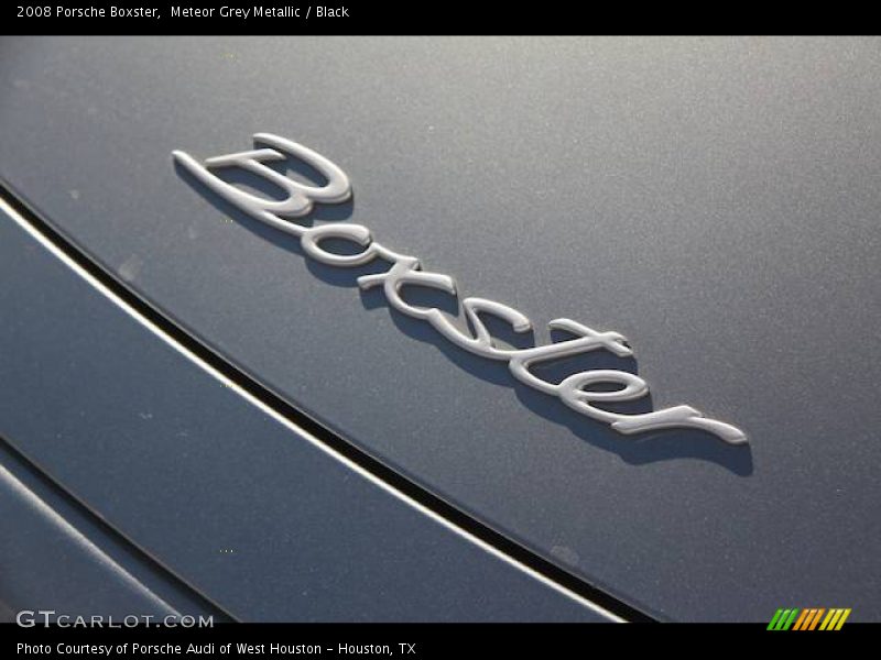 Meteor Grey Metallic / Black 2008 Porsche Boxster