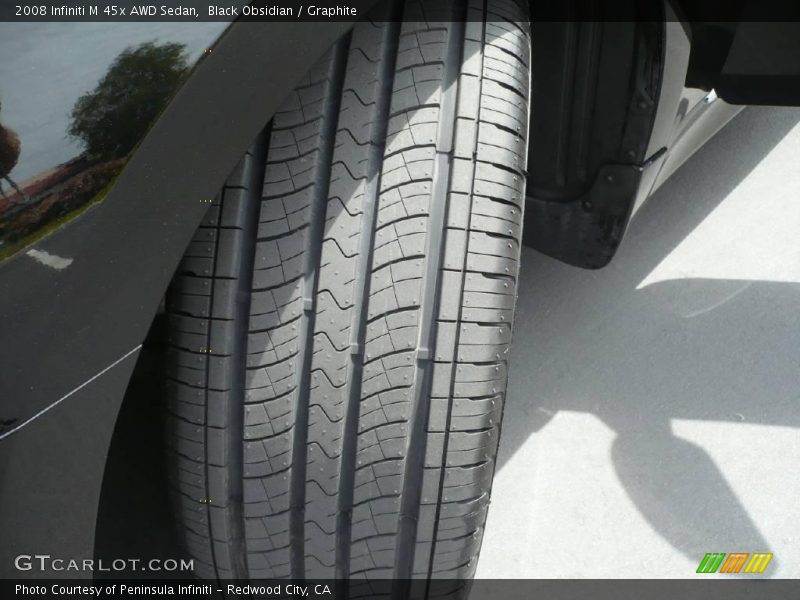 Black Obsidian / Graphite 2008 Infiniti M 45x AWD Sedan