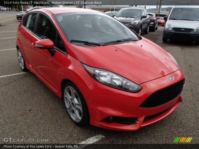 Front 3/4 View of 2014 Fiesta ST Hatchback