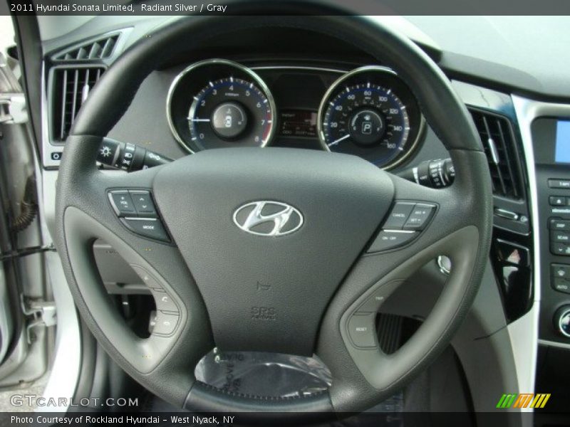 Radiant Silver / Gray 2011 Hyundai Sonata Limited