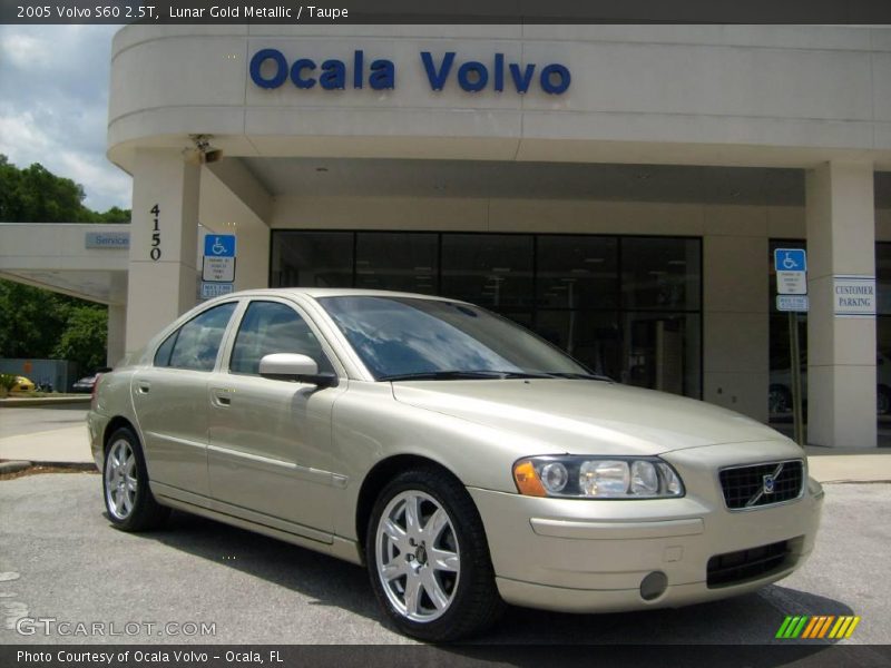 Lunar Gold Metallic / Taupe 2005 Volvo S60 2.5T