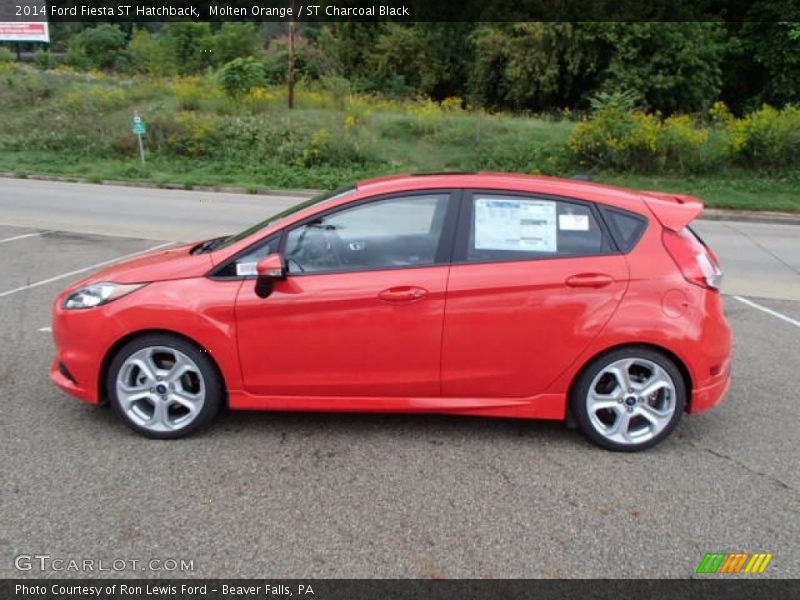  2014 Fiesta ST Hatchback Molten Orange