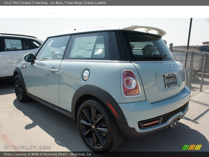 Ice Blue / Polar Beige Gravity Leather 2013 Mini Cooper S Hardtop
