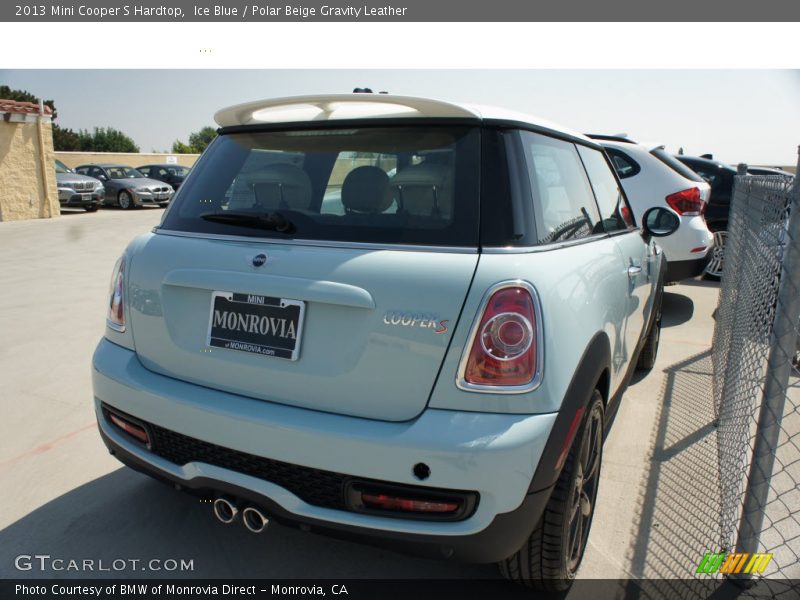 Ice Blue / Polar Beige Gravity Leather 2013 Mini Cooper S Hardtop