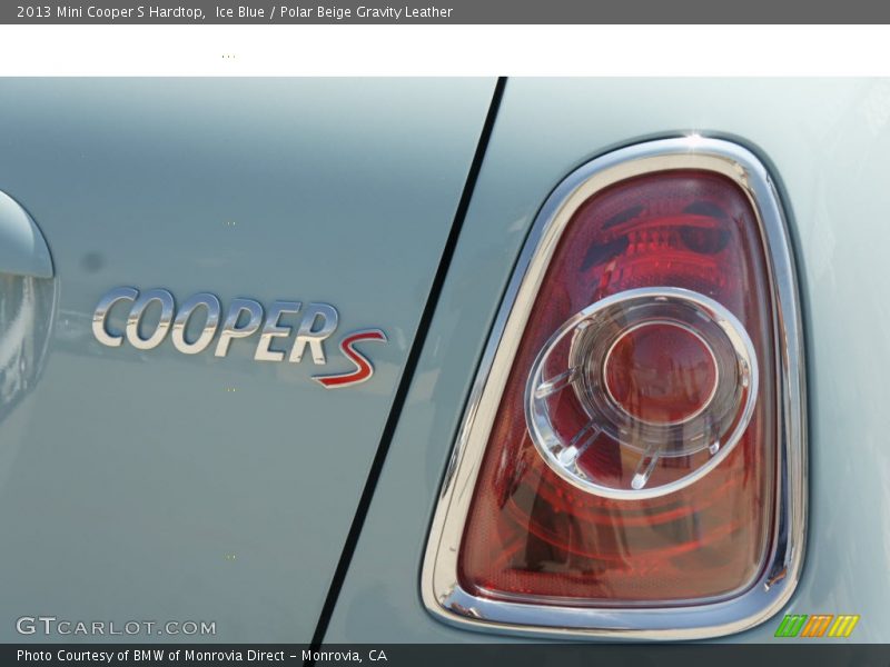 Ice Blue / Polar Beige Gravity Leather 2013 Mini Cooper S Hardtop