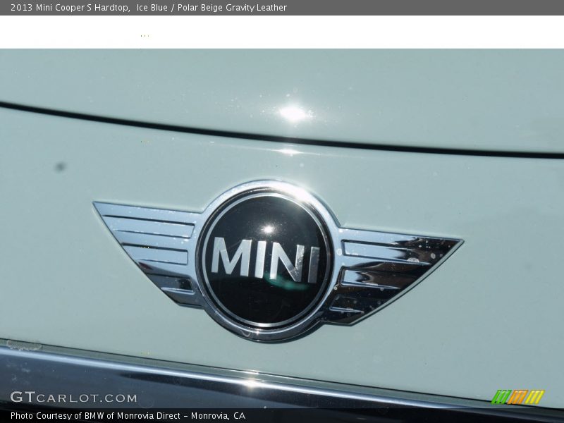 Ice Blue / Polar Beige Gravity Leather 2013 Mini Cooper S Hardtop