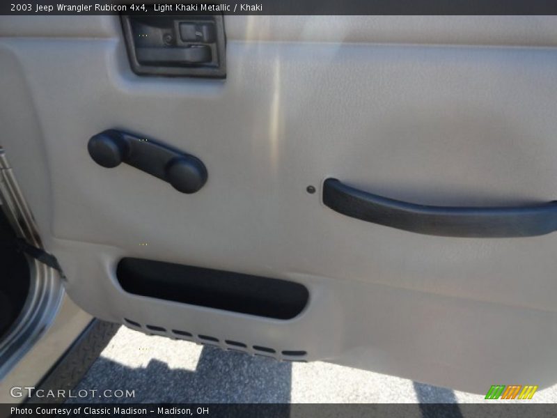 Light Khaki Metallic / Khaki 2003 Jeep Wrangler Rubicon 4x4