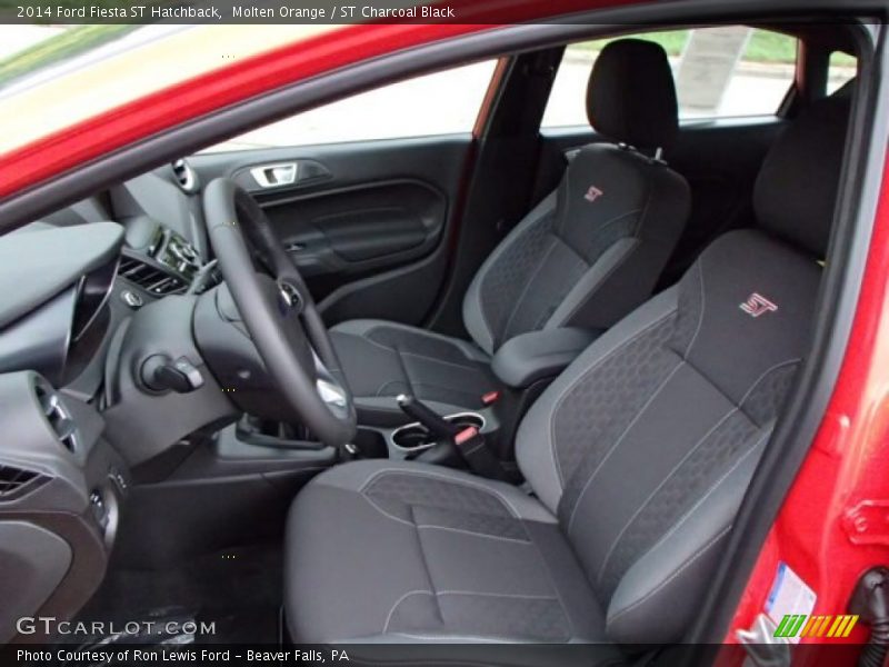 Front Seat of 2014 Fiesta ST Hatchback