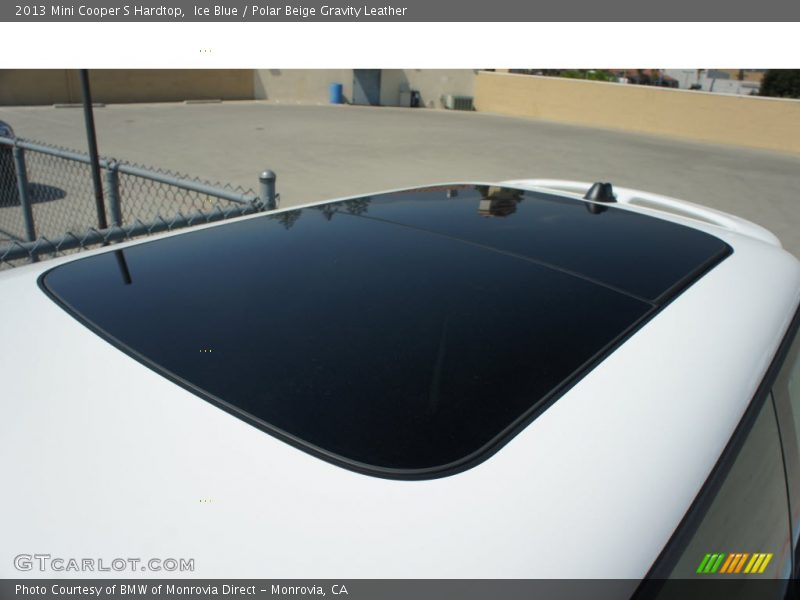 Ice Blue / Polar Beige Gravity Leather 2013 Mini Cooper S Hardtop