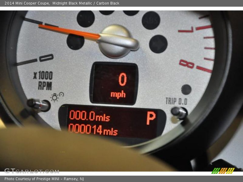 Midnight Black Metallic / Carbon Black 2014 Mini Cooper Coupe