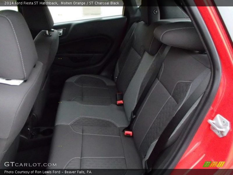 Rear Seat of 2014 Fiesta ST Hatchback