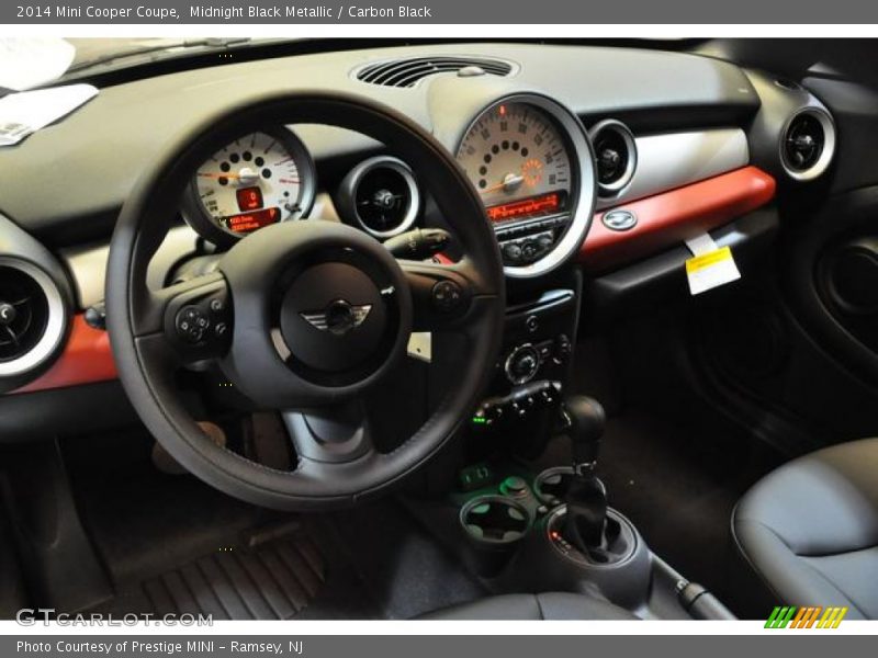 Midnight Black Metallic / Carbon Black 2014 Mini Cooper Coupe