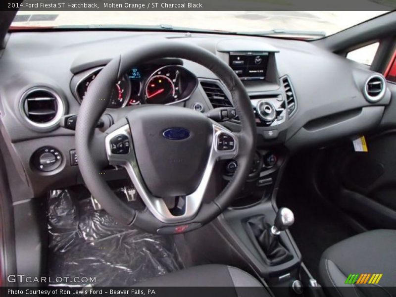 Dashboard of 2014 Fiesta ST Hatchback