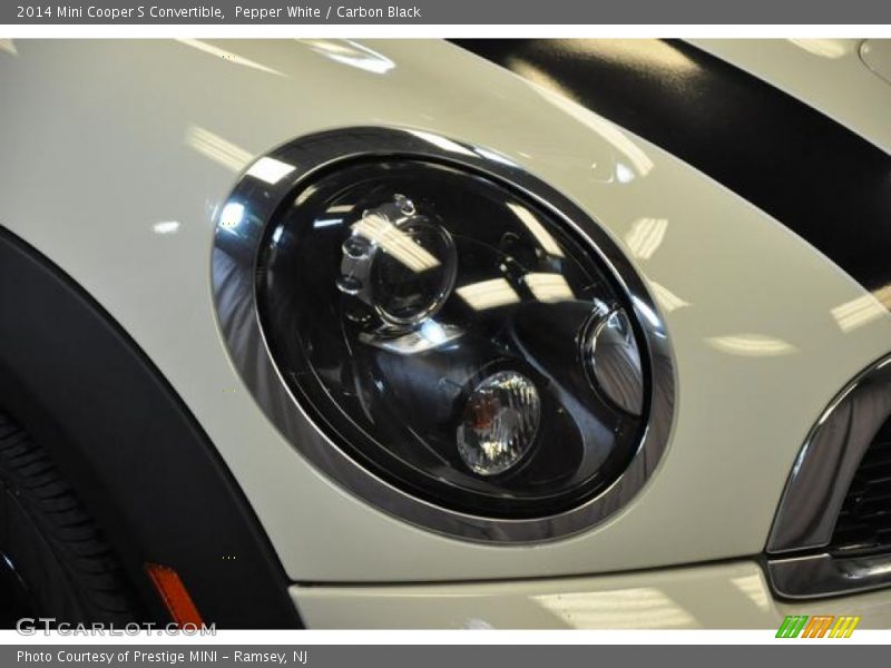 Pepper White / Carbon Black 2014 Mini Cooper S Convertible